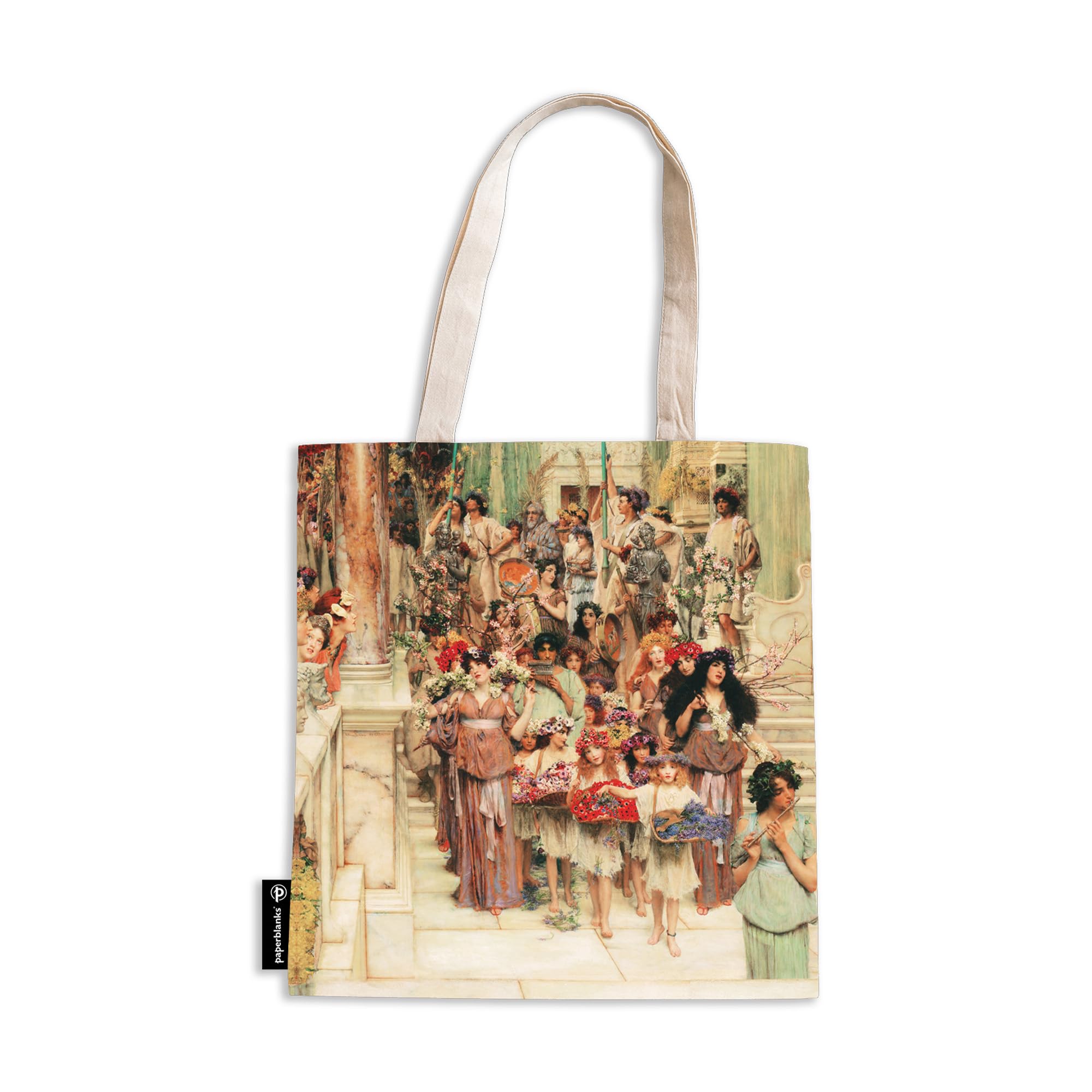 Sac en toile Paperblanks Printemps pour les cours et sorties