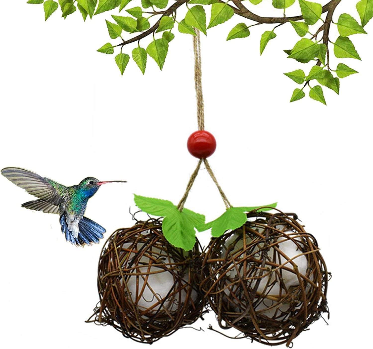 Amazon.co.jp: 野鳥の巣作り資材 | 巣ボール ハチドリの巣材