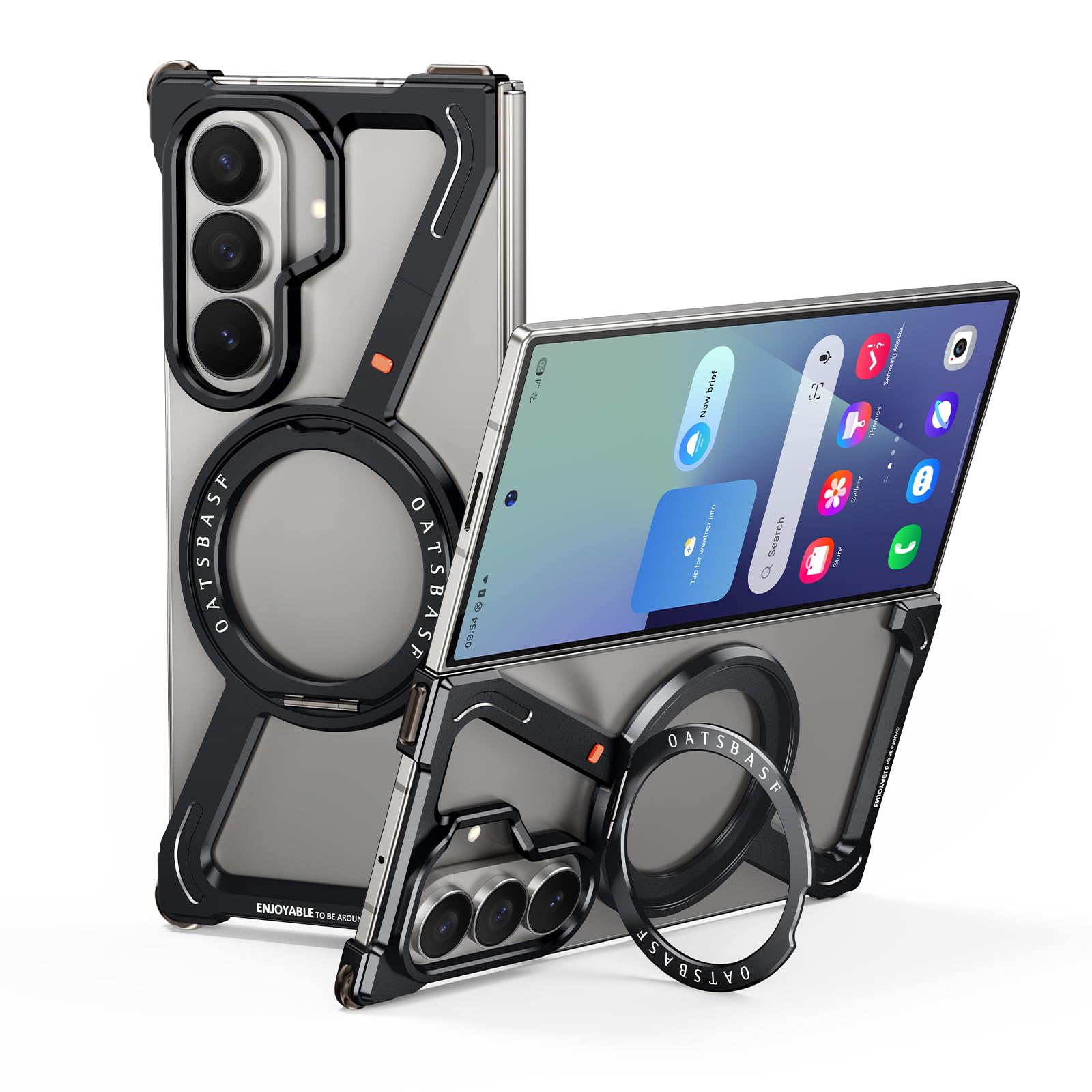 Amazon.com: OATSBASF Minimalist Phone Case for Samsung Galaxy Z