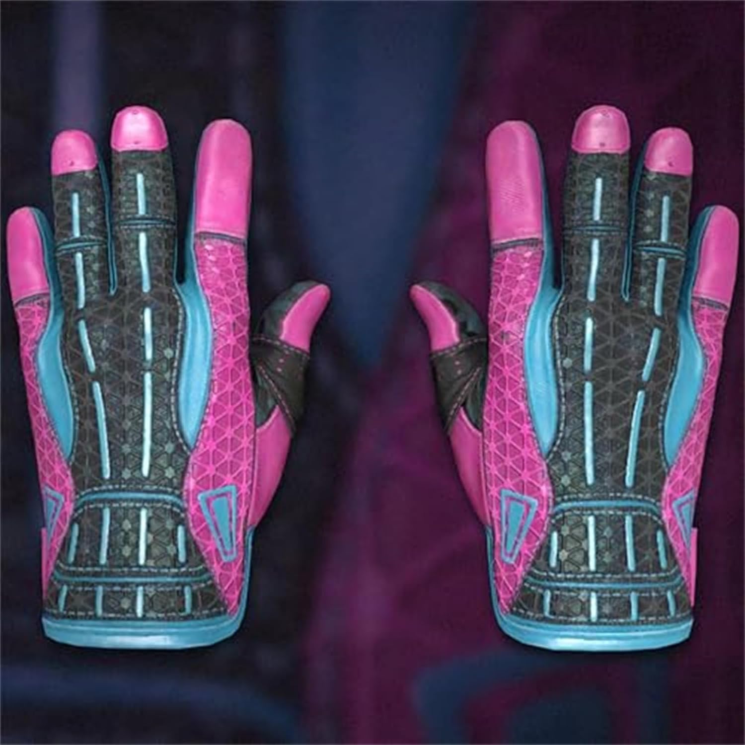 A Pair CSGO Mechanics Gloves Cosplay Prop Miami Vice Gloves Sports Motor Rider Cosplay Accessories