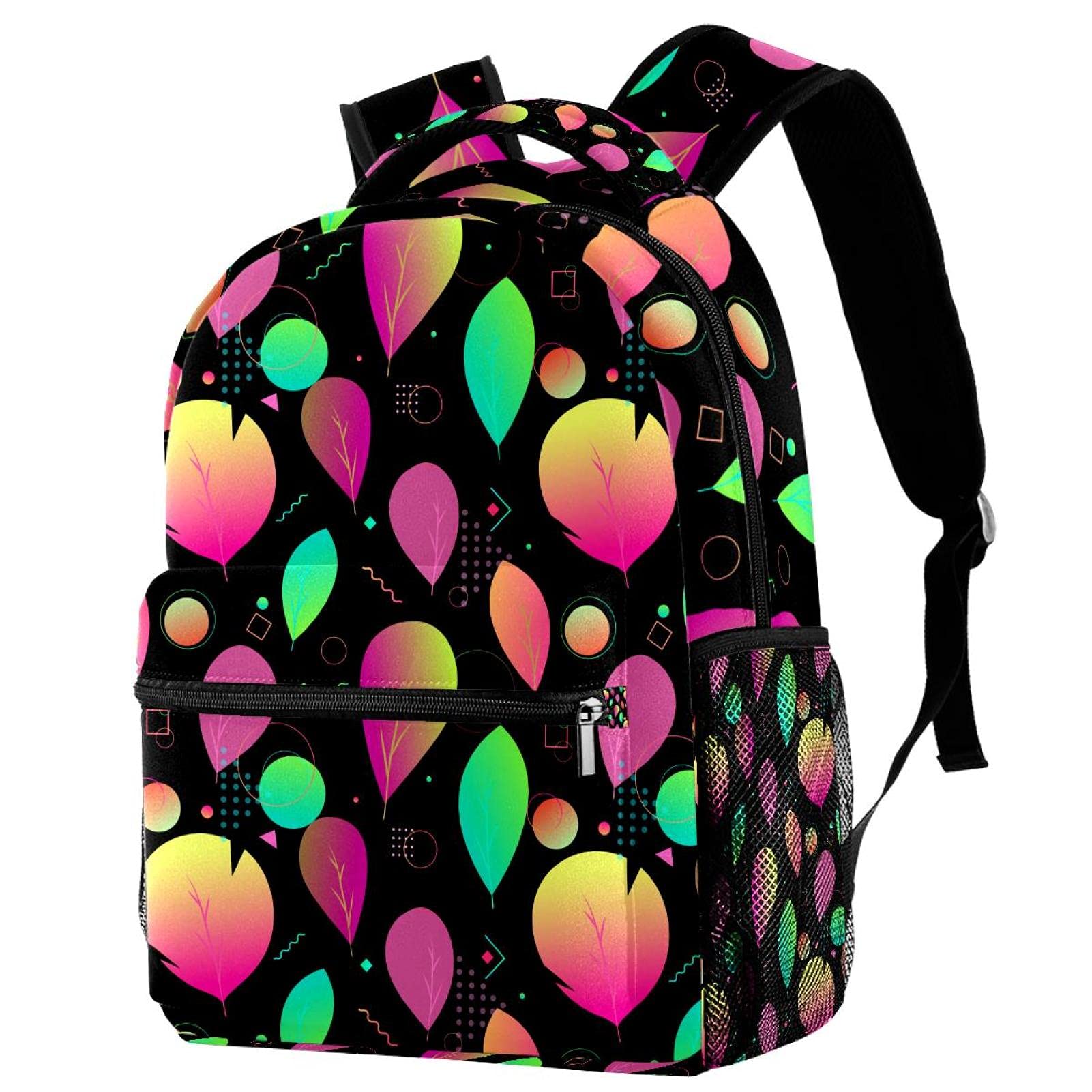 Mochila para portátil urbana con diseño de flores ideal para el campus y uso diario 7
