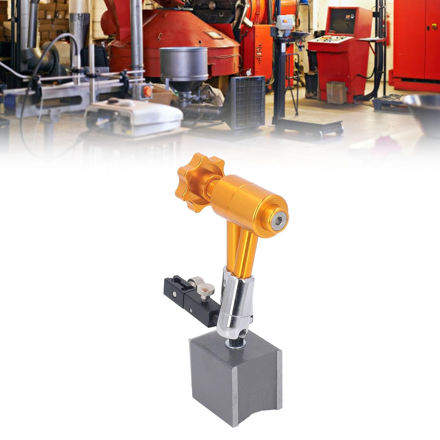 Magnetic Dial Indicator Base Dial Gauge Stand Flexible Arm Machinery Measurement Holder 60kg Suction,Dial Gauge Stand with Magnetic Base