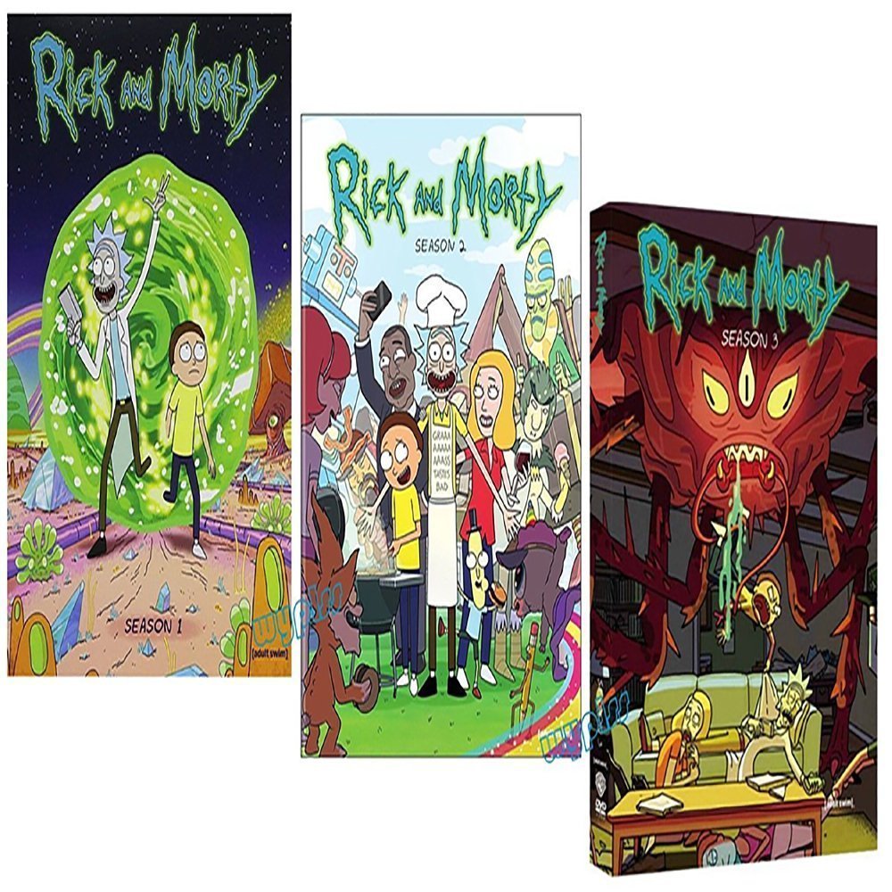 Rick and Morty: Complete Series Seasons 1-3 DVD