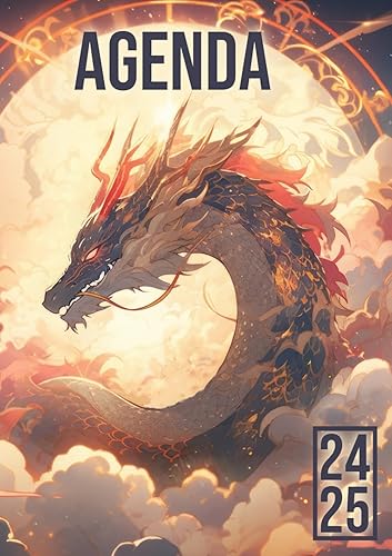 Agenda Scolaire 2024 2025: Dragon | Journalier (une page par jour) | 12x17 cm | Format A5 | Couverture souple | sept 2024 – juil 2025 | Collège et ... garçon et fille | Animé &amp; Manga | Etudiant