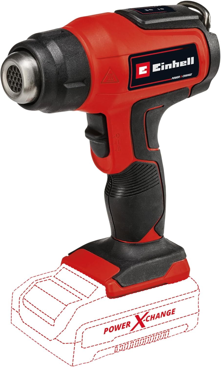Einhell 4520500 TE-HA 18 Li Power X-Change 18V Cordless Hot Air Gun | Battery Powered Heat Gun with Accessories for Paint Stripping, Vinyl, Crafts, Resin | Solo - Battery and Charger Not Included