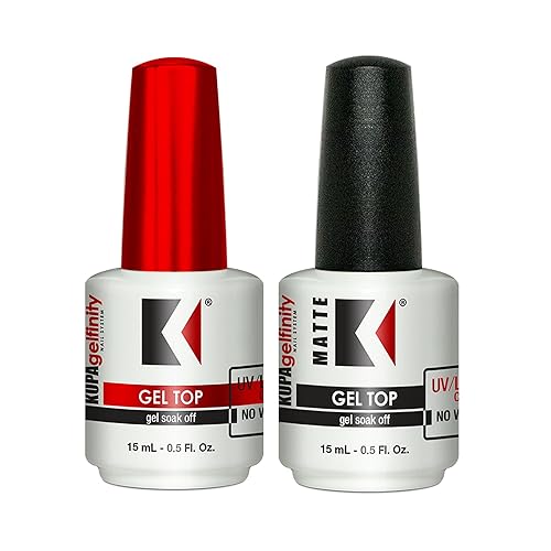 Miniatura 7 de KUPA GelFinity - Capa base de gel, enlace adhesivo superior para esmalte de uñas de larga duración, base profesional de inmersión UV/LED, 0.5 onzas