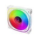 Ant Esports Spectraflow 120mm 3 IN 1 ARGB Case Fan Kit - White, Infinity Mirror Design, PWM Control, 1800 RPM, 45 CFM Airflow gallery image
