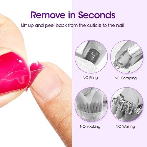 Miniatura 12 de Gellen Aceite de cutícula y suavizante para uñas, 2 unidades de 0.7 fl oz (0.6 fl oz), removedor de cutículas y fortalecedor, protector de cutícula