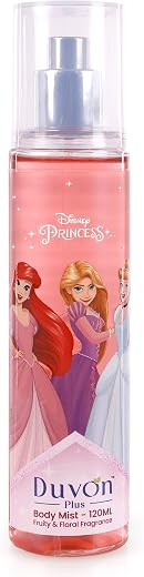 Duvon Disney Princess Body Mist | Fruity &amp; Floral Scent - 120ml