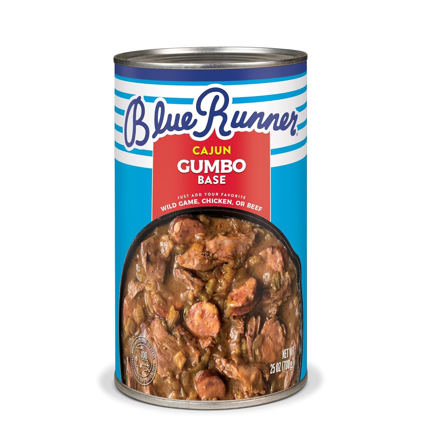 Blue Runner—Wild Game Gumbo Base—25 Ounce Can (Pack of 6)