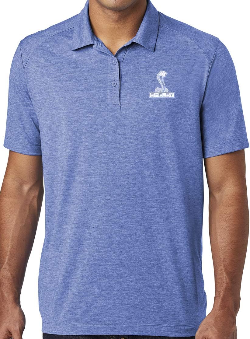 Mens Ford Mustang Shelby Cobra Logo Polo Shirt
