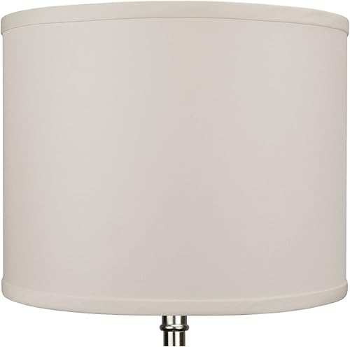 Miniatura 2 de FenchelShades.com 12 pulgadas de diámetro superior x 12 pulgadas de diámetro inferior, 9.5 pulgadas de altura, pantalla de tambor de tela, accesorio