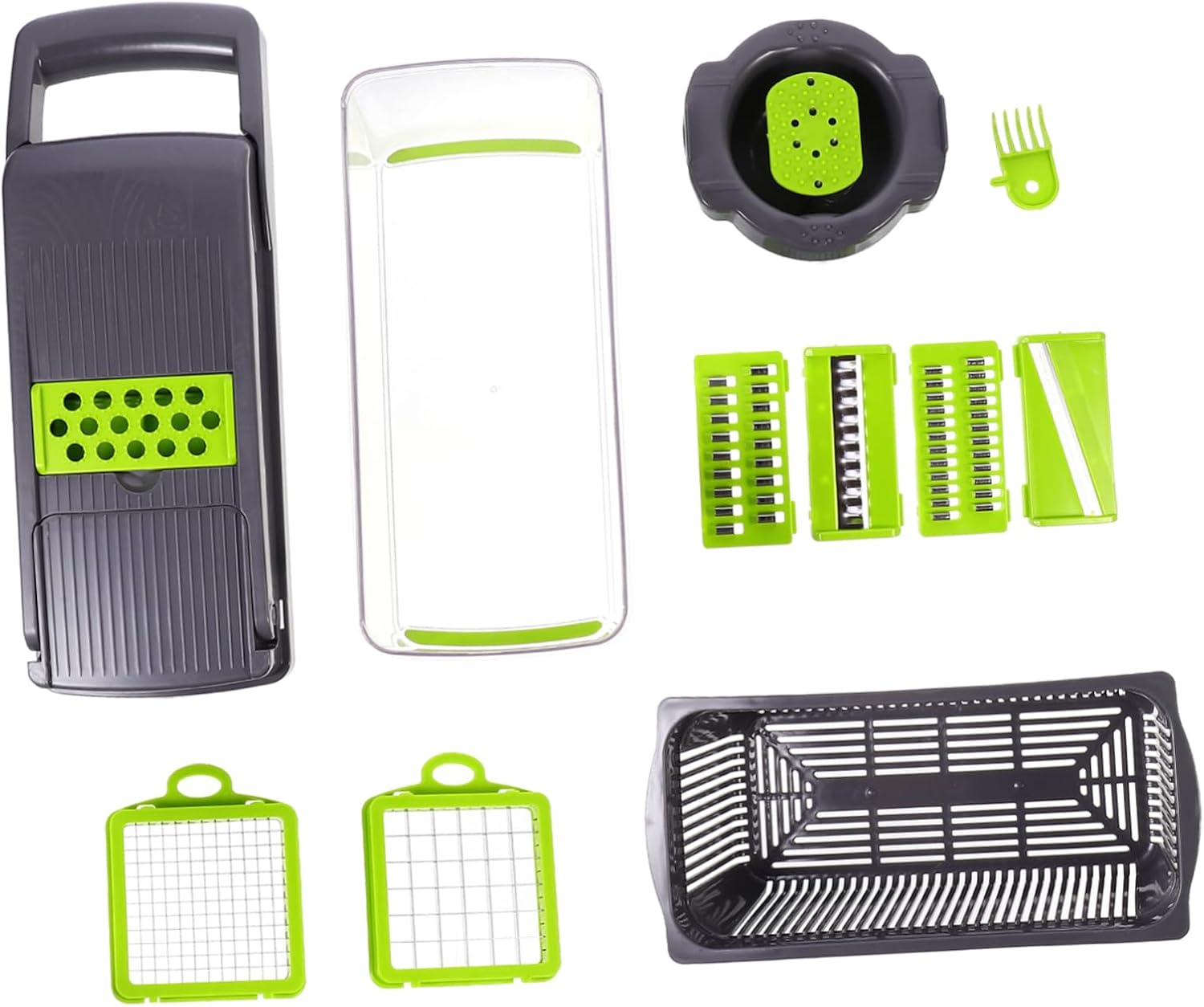 IMIKEYA Multifunctional Stainless Steel Vegetable Cutting Tool Manual Shredder Grater Easy to Use Clean Fruit Vegetable Helper