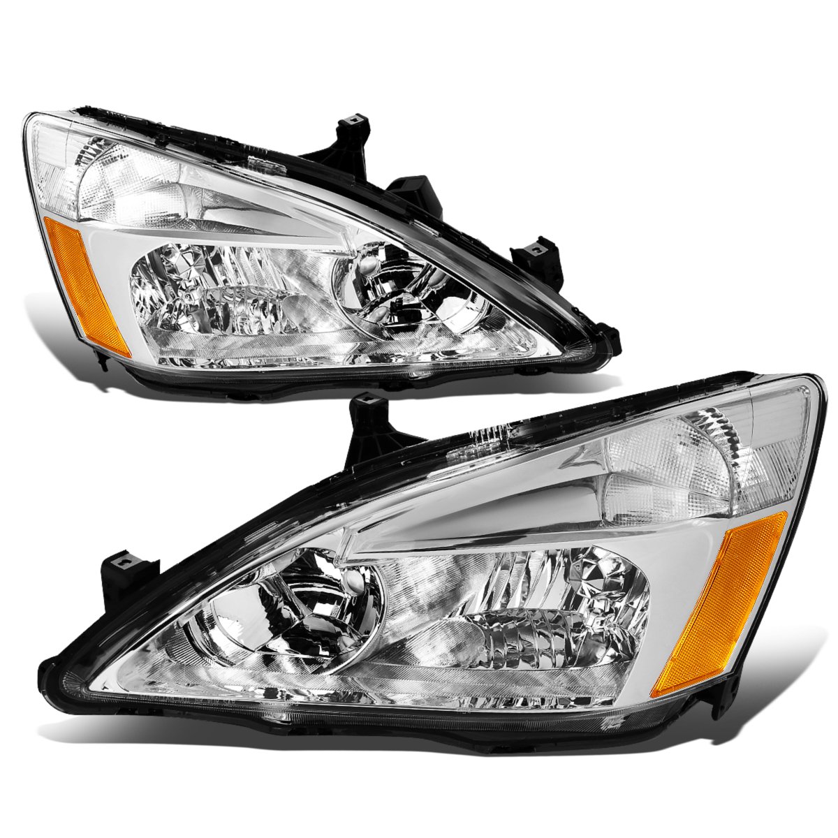 Auto Dynasty Headlights Assembly for 2003-2007 Honda Accord