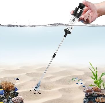 Carefree Fish Aquarium Siphon Upgraded Turkey Baster Fish Poops Collector Feeding Tube for Fish and Coral
