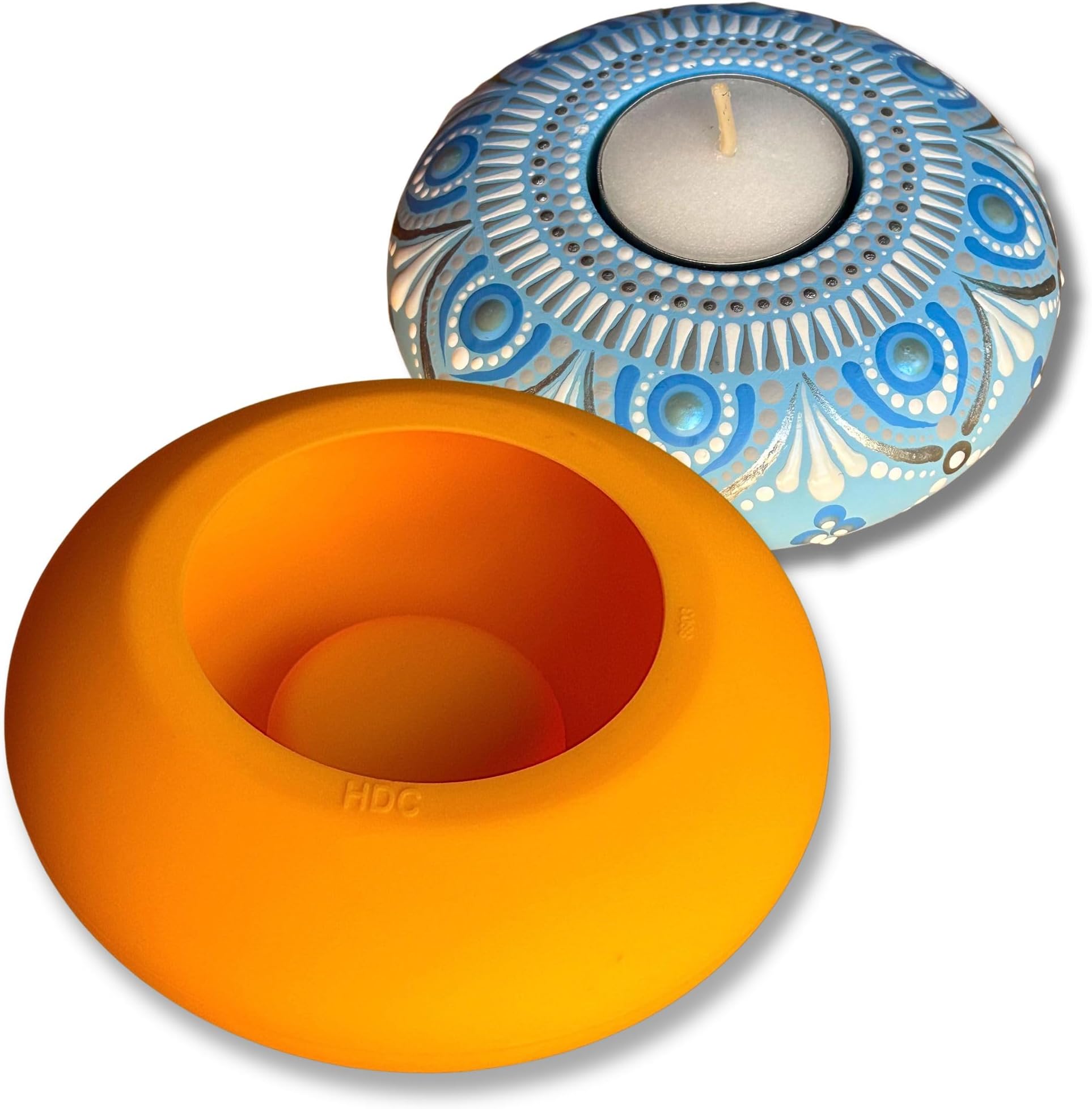 Happy Dotting Company Tea Light Candle Mold #2