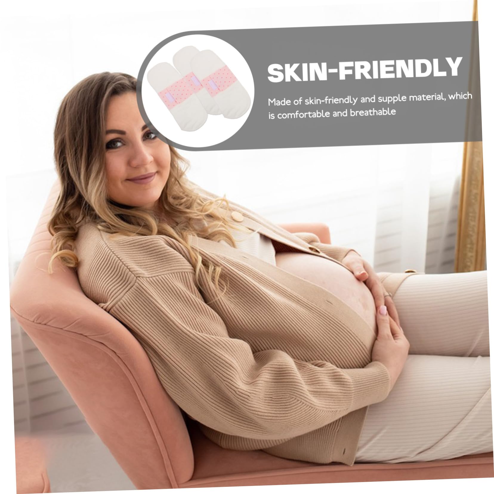 COLLBATH 5 Juegos De Servilletas Para Mujer Lavables Con Estampado Para La Menstruación (3 Unidades)
