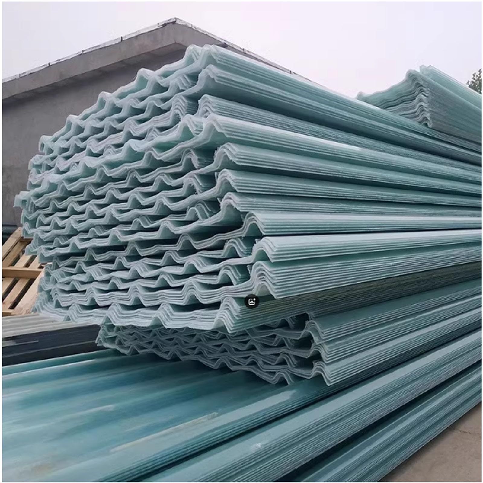 AIROTRON Rainproof Fiberglass Daylighting Panels,Insulating Daylighting Plate,Dustproof FRP Daylighting Plate,Roofing Cladding Panel,Corrugated Roofing Sheets,1/3/4/5/7/9/10/11 Pcs (35x67in,1 Pcs)