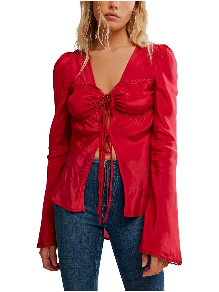 Black Free People Bali Ariel Top