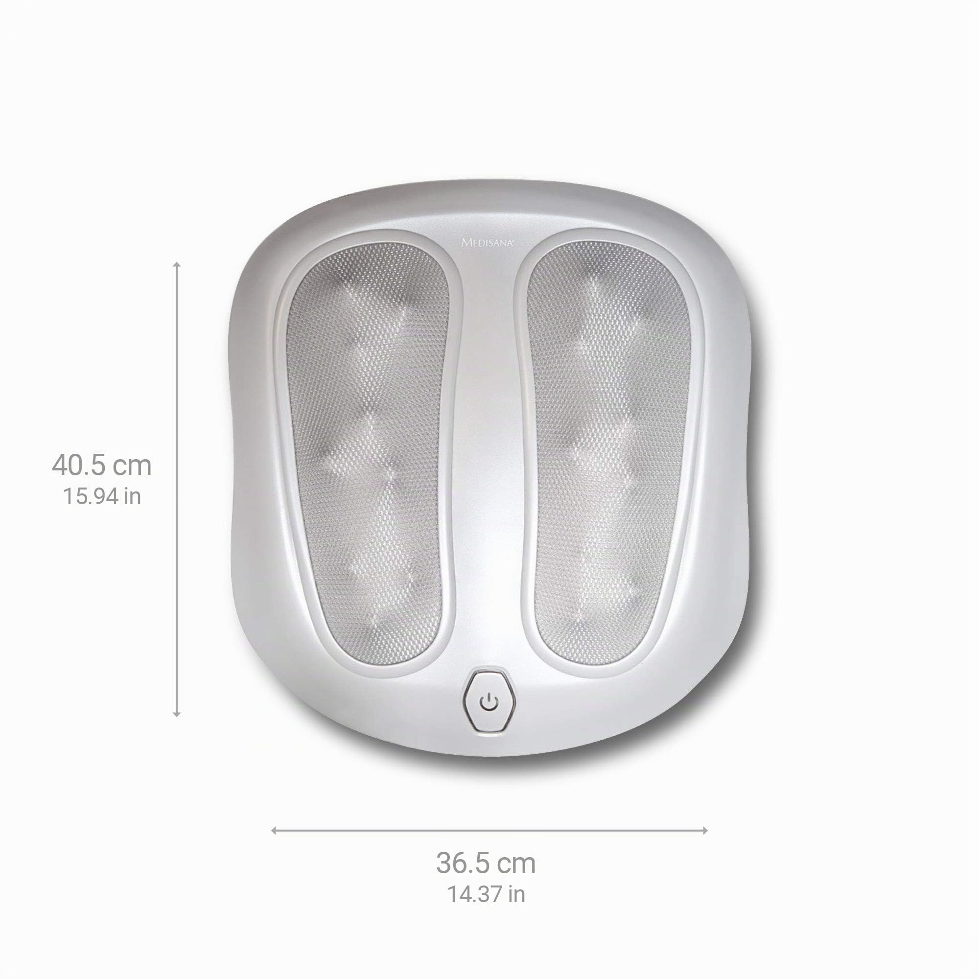 medisana FM 883 masseur de pieds shiatsu avec fonction chaleur | appareil de massage électrique pour pieds et dos, 18 têtes de massage, fonction lumière rouge, 2 vitesses