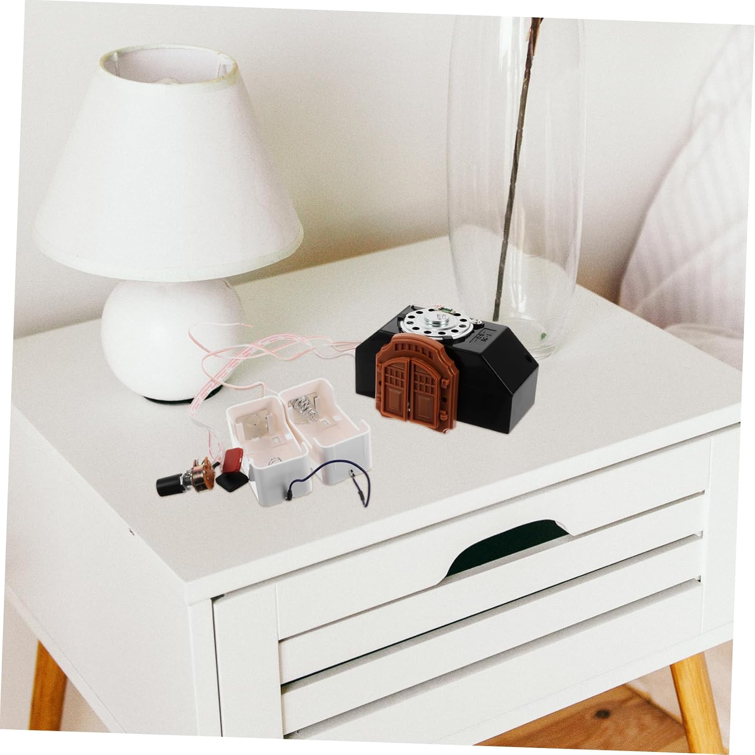 Retro Style Cuckoo Clock Mechanism Replacement for Wall Clocks Quartz Movement with Hourly Chime