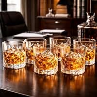 Conjunto de Copos Baixos Stella Wezen– Vidro Transparente, Design Elegante, Ideal para Água, Whisky e Drinks – Kit com 6 Copos