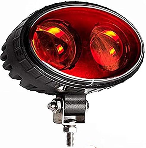 Miniatura 10 de Luz de Seguridad LED de 5.4 Pulgadas para Montacargas Luz Roja de 25W DC10-80V para Zona de Arco 1 Pieza Arco rojo y amarillo de 25 W