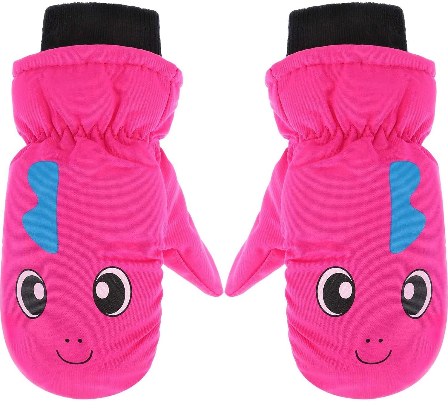 Boao Kids Snow Ski Mittens Winter Gloves Warm Waterproof Mittens Gloves for Girls and Boys