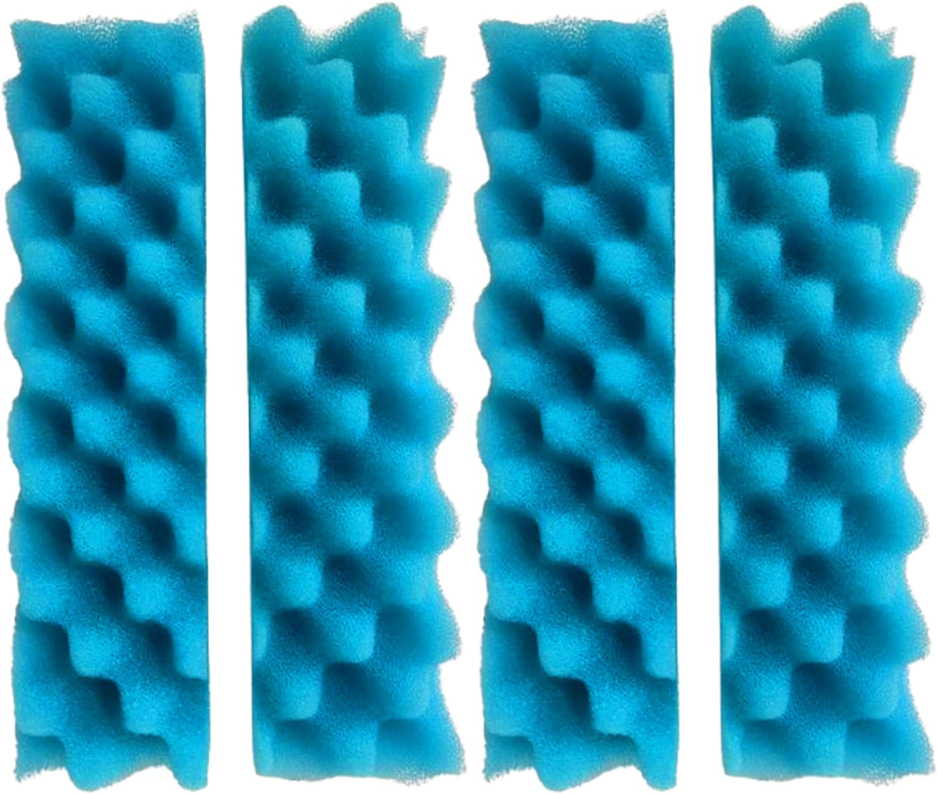 4 Pcs Blue Foam Max Filter Compatible with Fluval 406 407 Canister Filter Aquarium Bio Sponge Replacement
