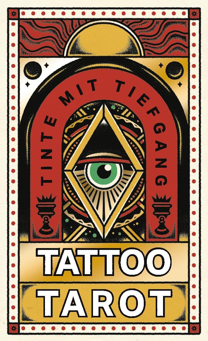 Laurence King Tattoo Tarot Mini: Ink with Draw, Yellow