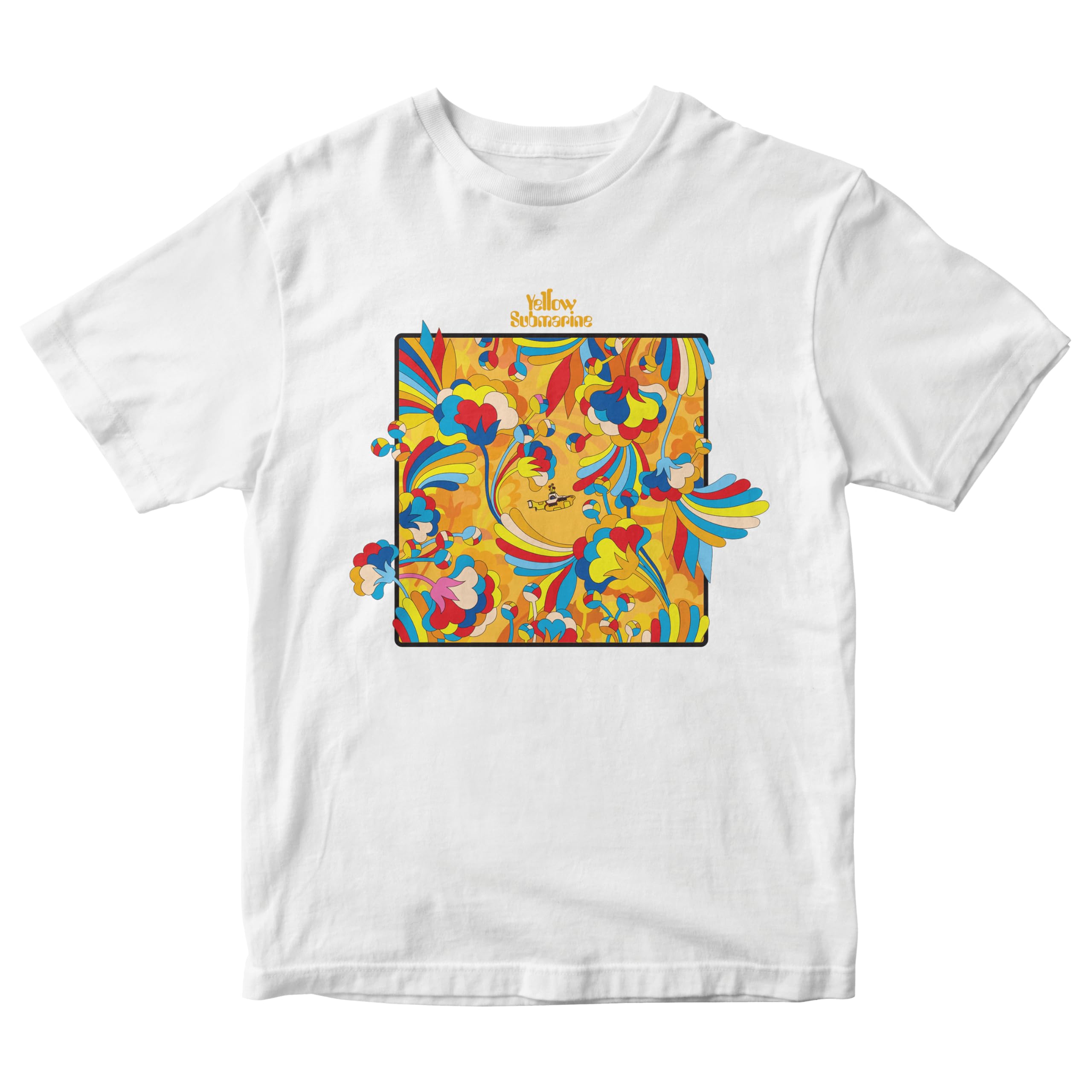 D'Addario Beatles Yellow Submarine T-Shirt, Primrose, Small