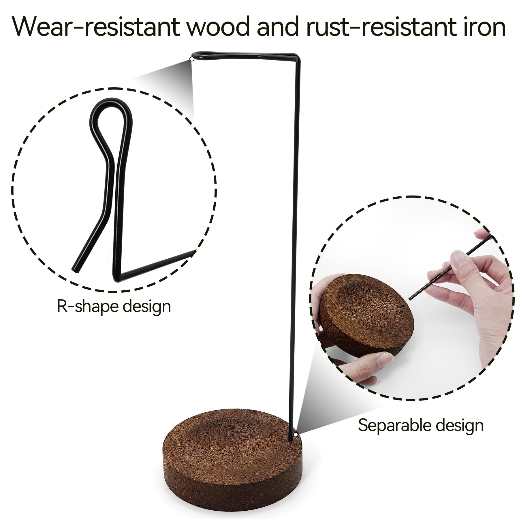 Porte-encens Pour Bâtons, Brûleur D'encens Volant Anti-cendres, Récupérateur De Cendres En Verre Amovible, Pour Yoga, Spa, Madiation, Relaxation De La Maison, Décoration D'intérieur