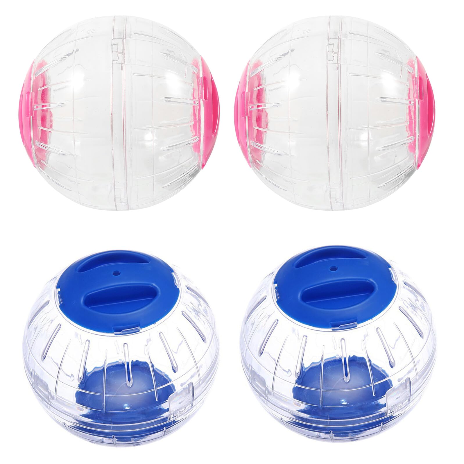 VICASKY 4 Pièces Roue Exercice pour Hamster Petite Balle Exercice pour Hamster Jouet pour Roue Activité pour Animaux De Compagnie Balle Roulante pour