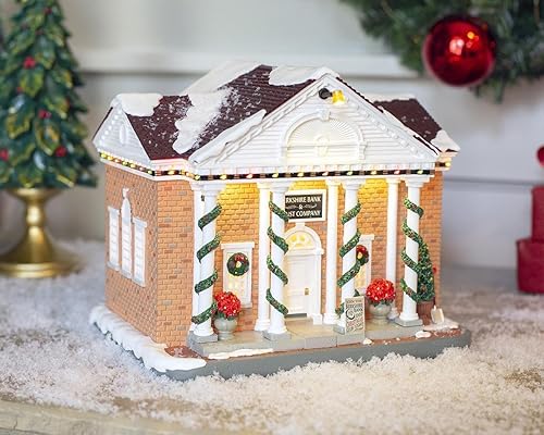 Miniatura 2 de Lemax 15812-Reino Unido Norman Rockwell Edificios Iluminados Berkshire Bank & Trust Company