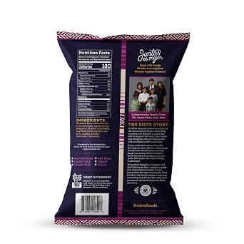 Siete Grain Free Churro Strips | Gluten Free Chips | Vegan Snacks | Non GMO | 5 Ounce (Pack of 12)