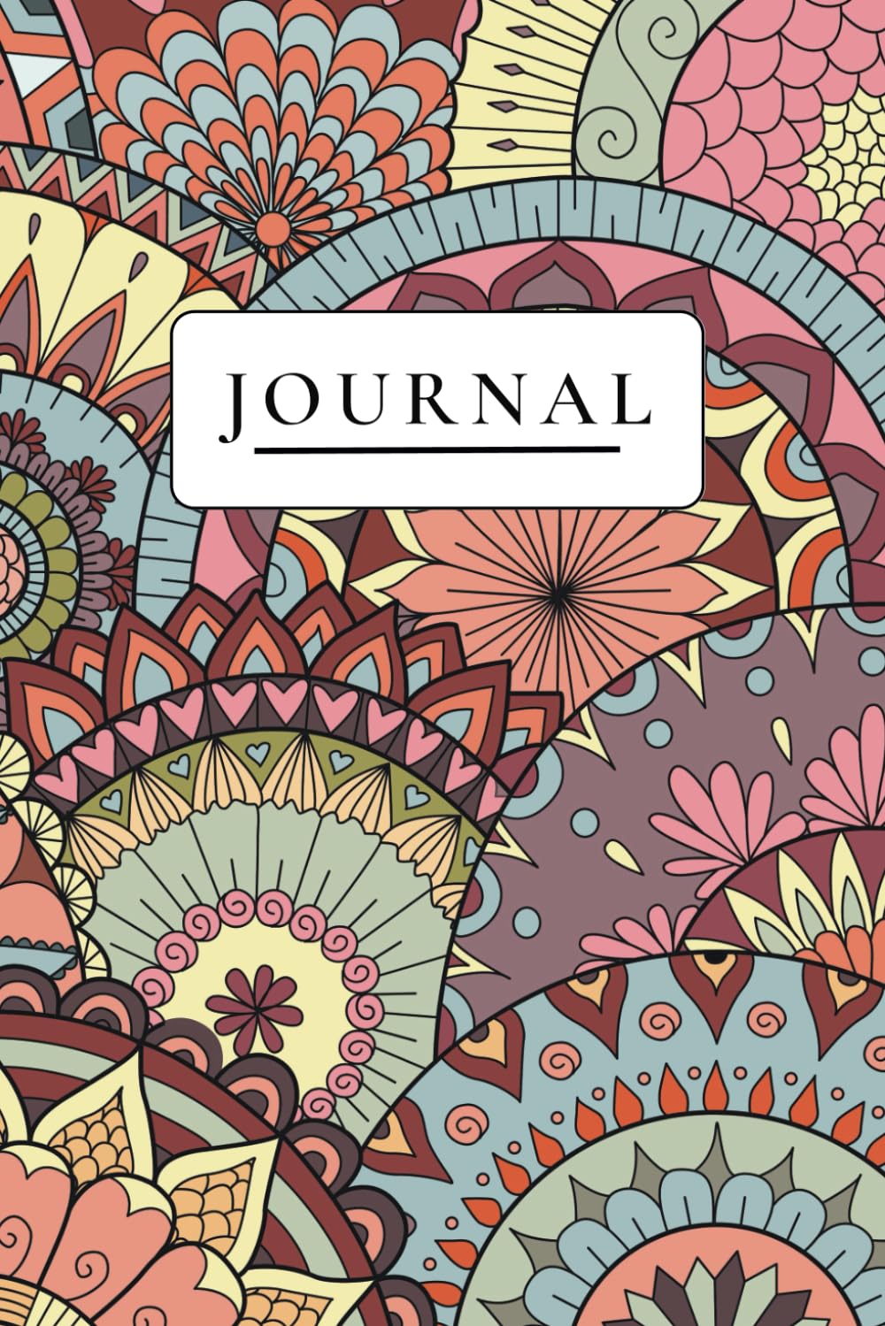 TWC: Lined Blank Journal, 120 pages, 6x9, Mandola