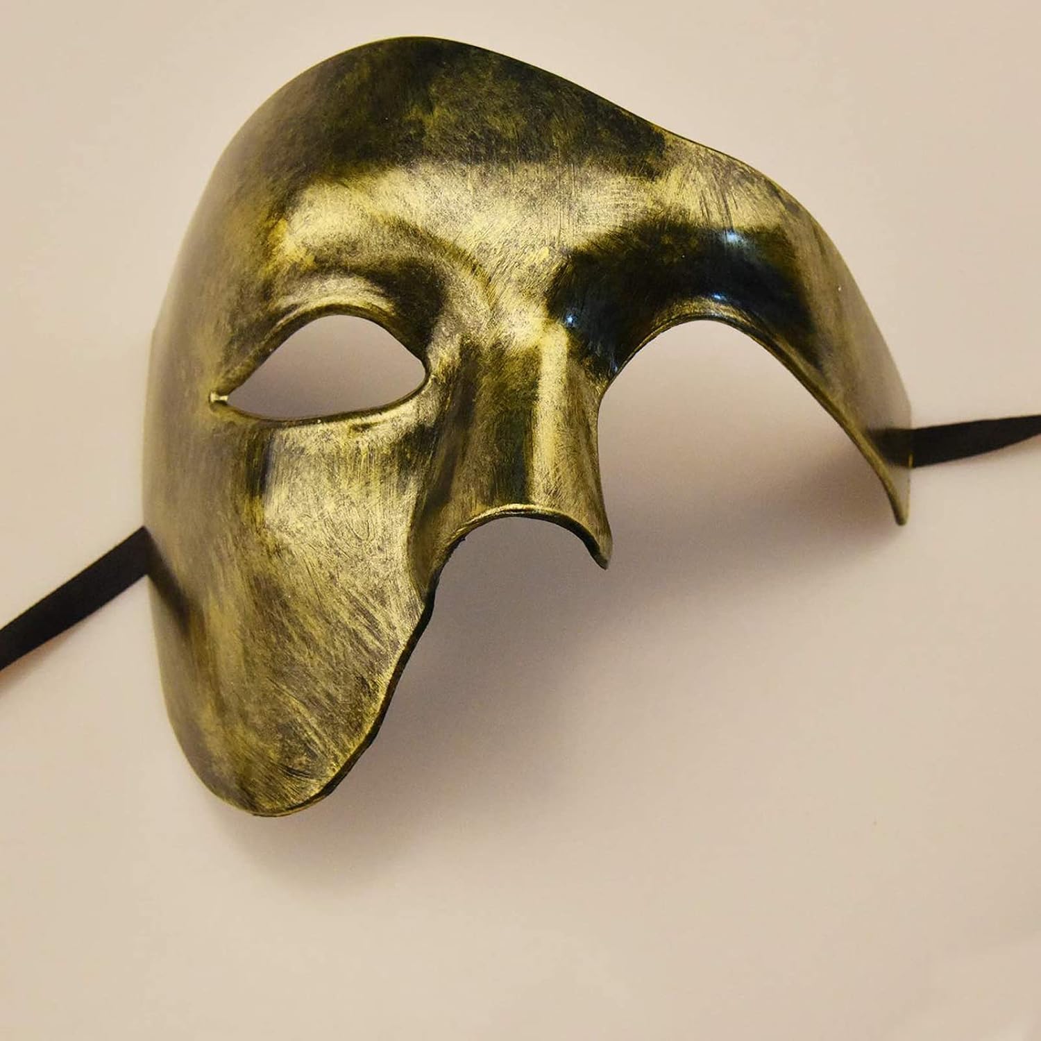 KEFAN Mens Mask Masquerade Mask Phantom of The Opera Half Face Mask - Image 5