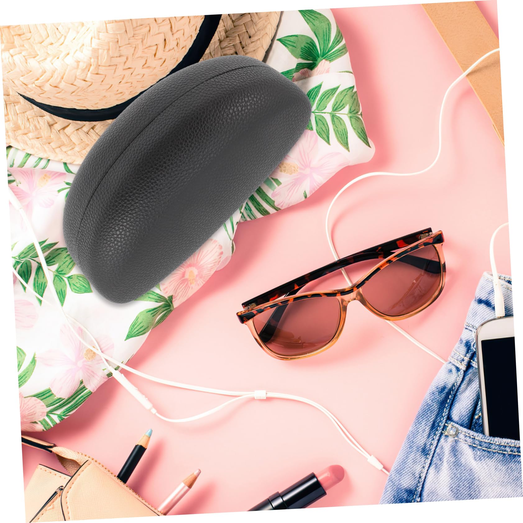 SHERCHPRY 8 Piezas estuche para gafas de sol organizador de gafas de sol de viaje duro estuche gafas de sol estuche de gafas estuche de anteojos de cuero estuche rígido para gafas de sol