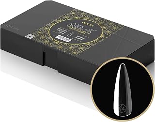 Apres Nail Gel-X Sculpted Stiletto Long Box of Tips | 600 Gel-X Tips, Premium Quality, 14 Sizes 00-9 | Half-sizes Included