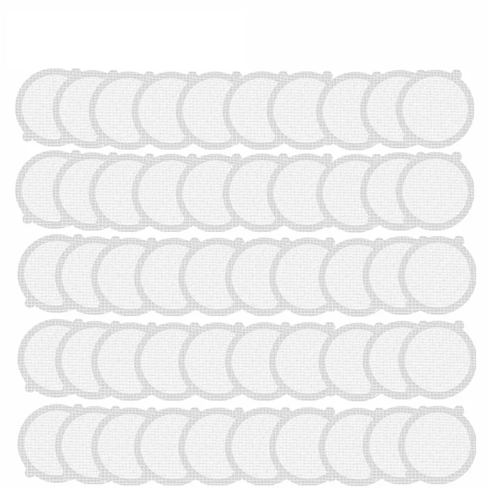10-100 Pegatinas for desagüe de Suelo, atrapapelos for Ducha, Bloqueador Fregadero, Filtro Malla for bañera para Fregadero Cocina BañO(Circle-11cm-50PCS)