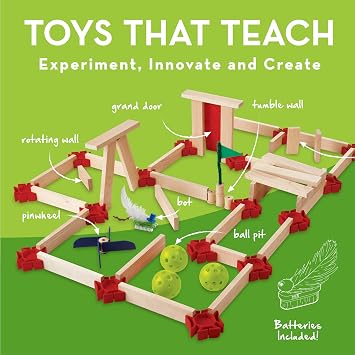 MindWare KEVA Bot Maze STEM Building Toy