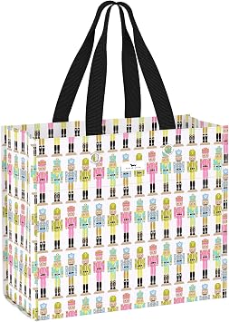 SCOUT Gift Bag Large - Large Reusable Gift Bag Measuring 13.5" x 12" x 6", Grommets for Attaching Ribbon or Card, Folds Flat