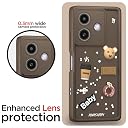 Pikkme Bumper Case for Oppo A3x 5G / A3x 4G / A3 5G | Cute Fun Cartoon 3D Bear Silicone Full Body Protection Back Cover (Brown) gallery image
