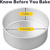 Vista 2 de Molde para pastel redondo de Wilton, 8, Rojo