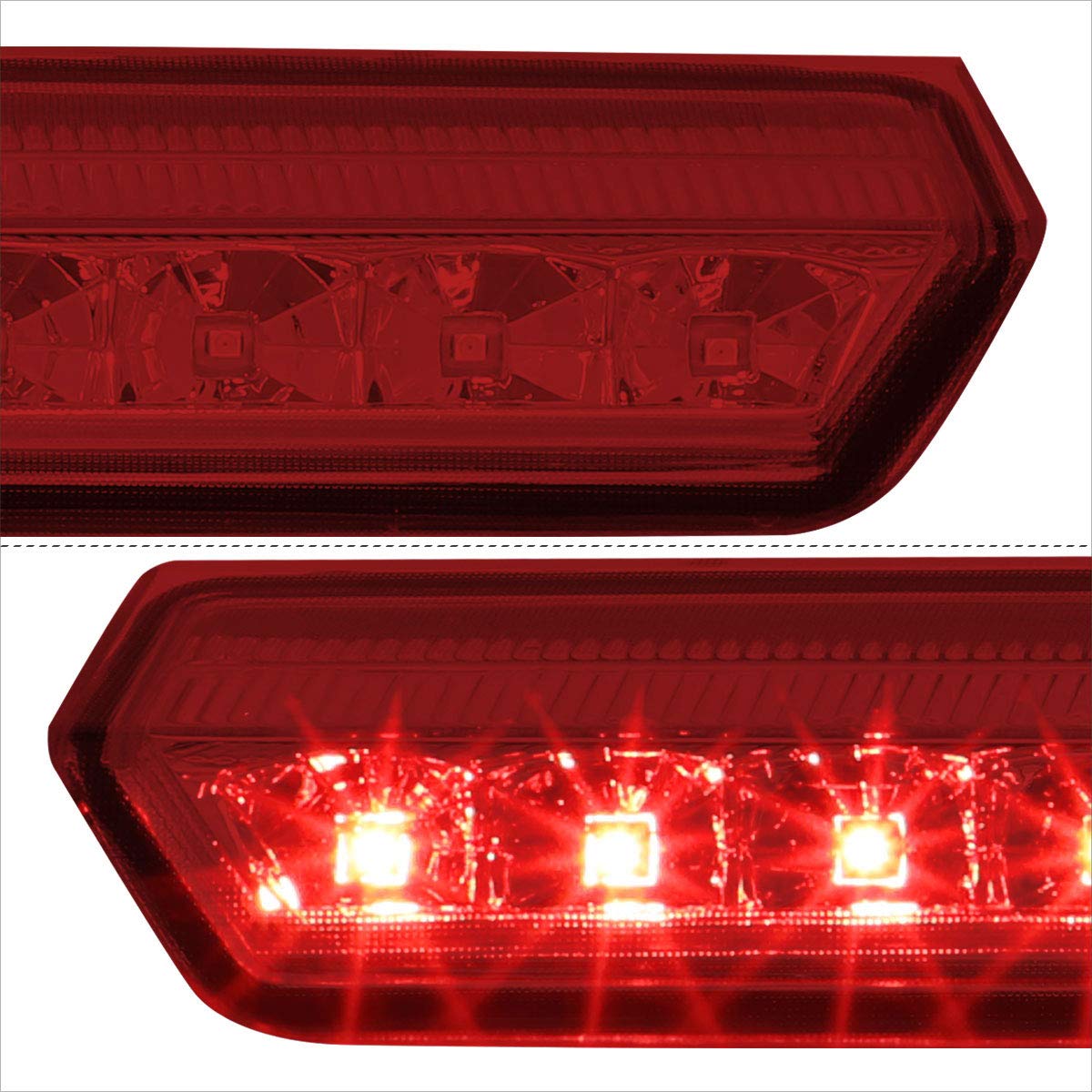 IJDMTOY Dark Red LED 3rd Brake Light – Fits 2015-2020 Chevy Suburban, Tahoe, GMC Yukon & Escalade