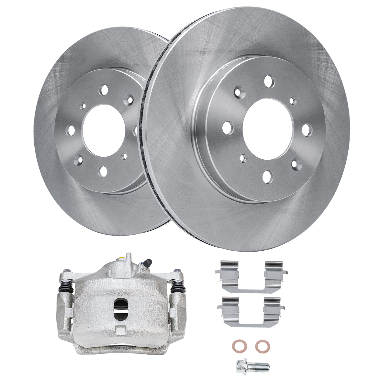 Detroit Axle - Front Brake Kit for 1997-2000 Acura EL, 1996-2005 Civic