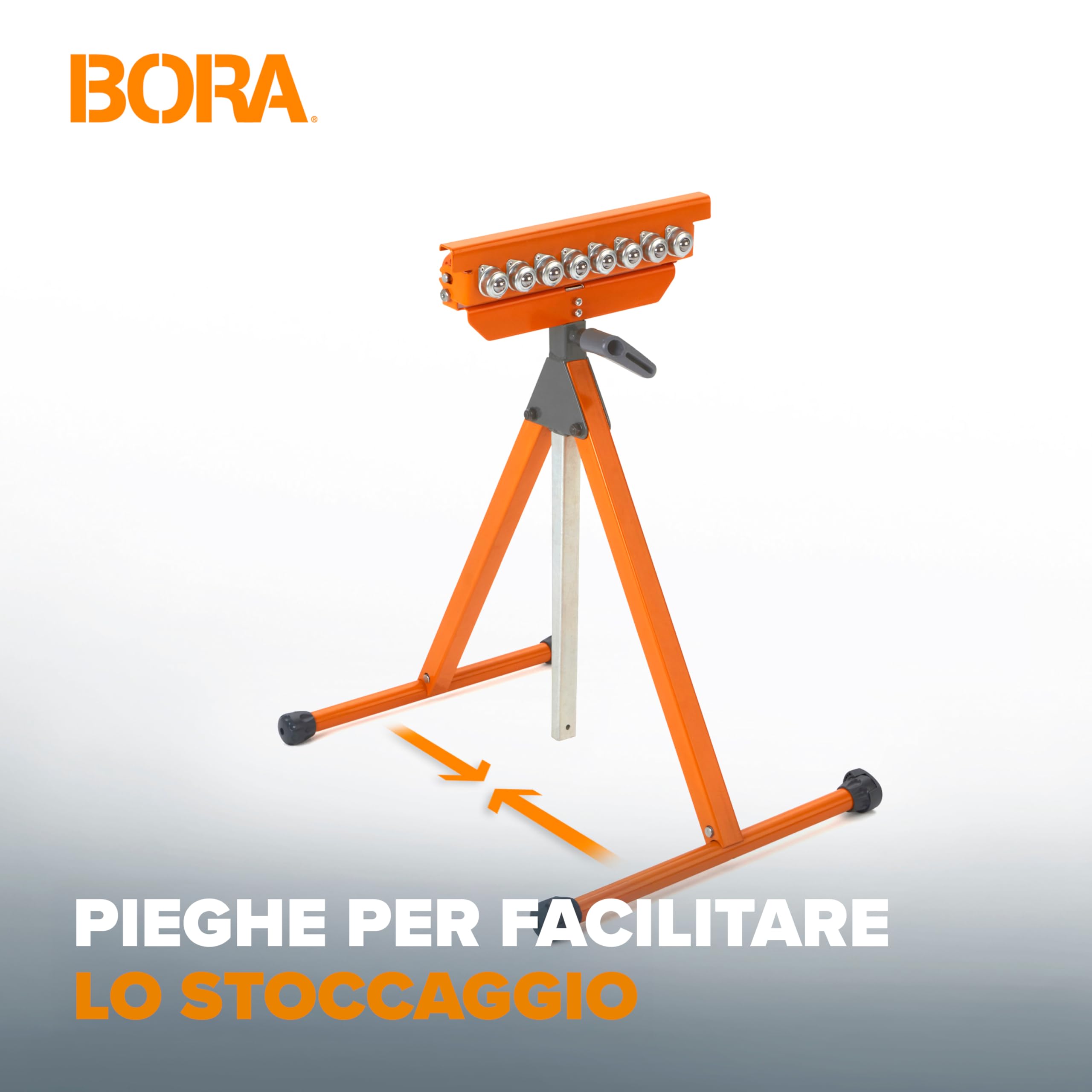 Portamate supporto pm-5093 Tri funzione piedistallo 28,6 cm in acciaio lucido 6 Ball multi-directional Rollers