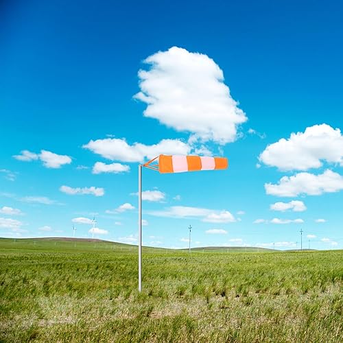 Miniatura 4 de BESPORTBLE Windsock - Calcetines de viento para exteriores, resistentes para aeropuerto, para colgar en exteriores, con cinturón reflectante, para