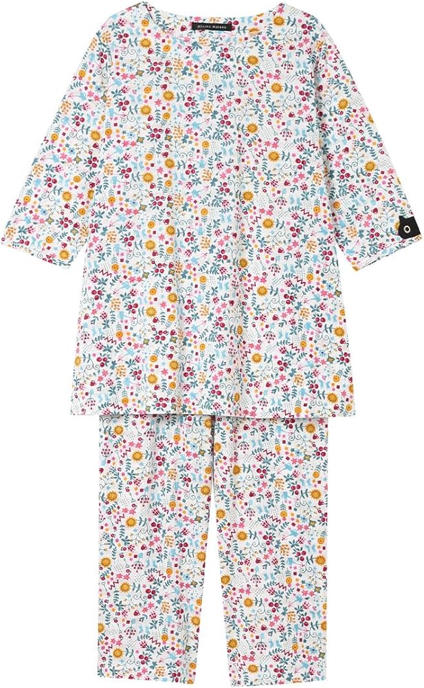 Amazon | [ワコール] マタノアツコ パジャマ 7分袖8分丈パンツ 上下