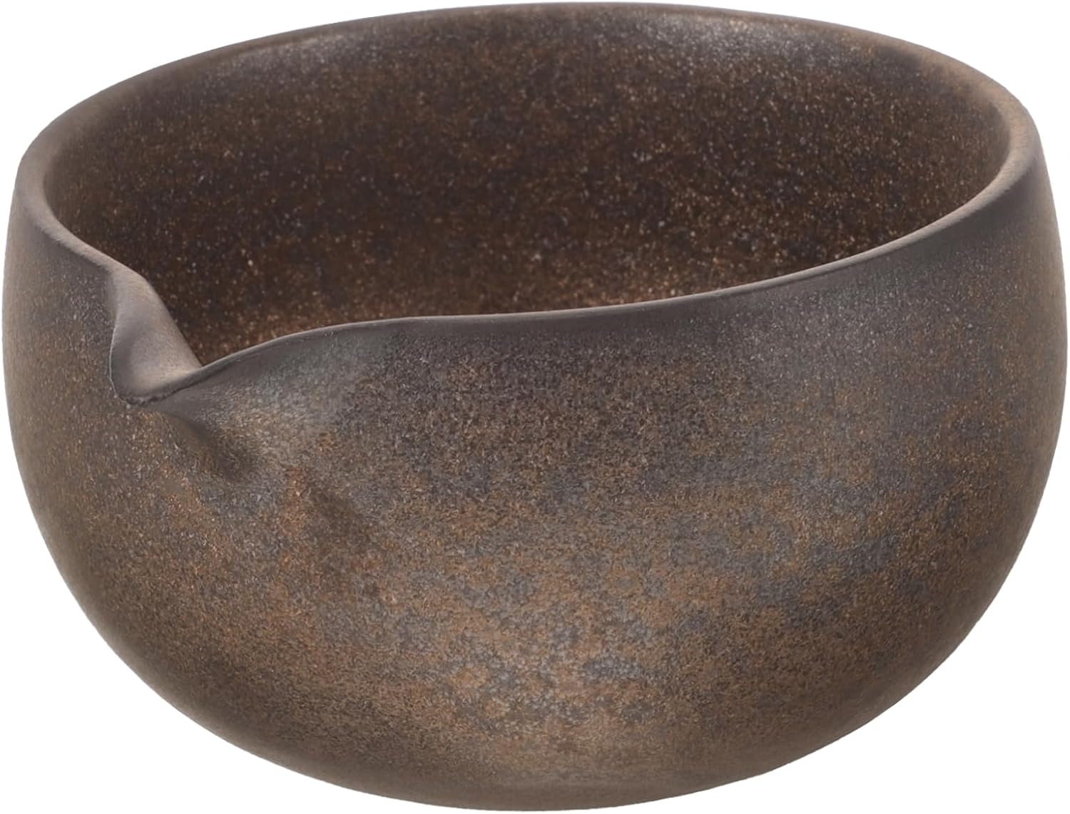 PRETYZOOM Japanese Style Ceramic Matcha Bowl with Spout for Precise Pouring Traditional Tea Ceremony Cup for Home and Tea House Heat Retaining for Matcha